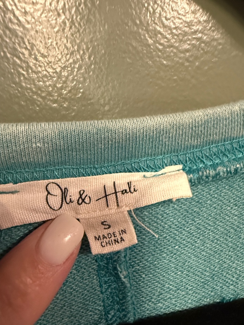 Oli & Hali Aqua Pullover Sweatshirt - Picture 3 of 6